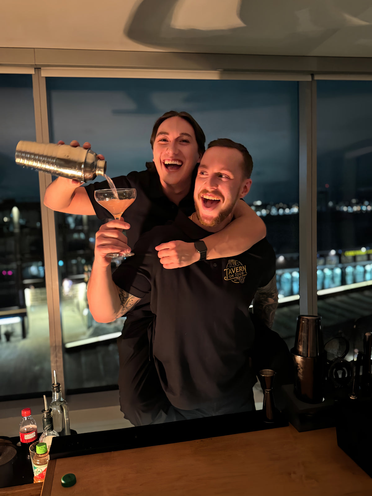Chad and Jonny of Tavern on Tour mobile bar, Nova Scotia